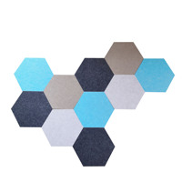 Tableau en feutre de grande taille, multicolores, personnalisable, à suspendre, tactile, design Art Déco, décoratif, sans cadre, fourni par l'usine