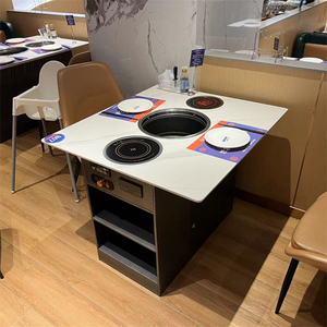 Thương mại lẩu và bàn nướng không khói lẩu bàn lẩu nướng điện với chứng nhận CE - Product Image 5