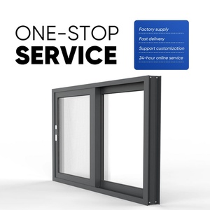 Fenêtre coulissante à haute étanchéité, résistante au vent, pour bâtiments de grande hauteur, sécurité accrue, vente en gros, OEM, ODM, personnalisation acceptée - Product Image 1