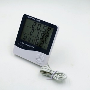 Reloj con Temperatura, Humedad y Pantalla Grande, Termómetro Digital Electrónico para el Hogar, Higrómetro - Product Image 2