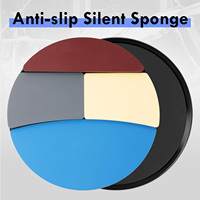 4 types d'élasticité 12 "Drum Practice Pad , Silent Practice Drum Pad et Portable Practice Pad for Drummers