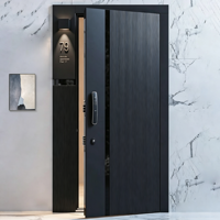 Porte d'entrée |   Porte en verre exquisément sculptée |   Porte de sécurité moderne, légère, luxueuse, minimaliste, imperméable et antivol
