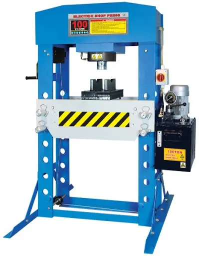 100 Ton Electric High Efficiency Mechanical Hydraulic Shop Press With CE