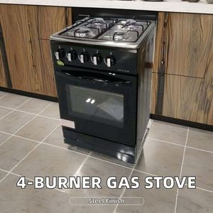 Nueva Estufa de Gas Eléctrica con 4 Quemadores y Horno de Convección para Cocina, Función de Parrilla para Uso Doméstico - Product Image 3