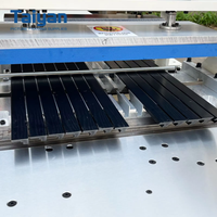 Machine de découpe de cadres photo automatique triphasée CNC à haute efficacité, scie à onglet double tête à 45 degrés pour la fabrication de cadres