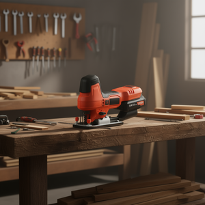 Sierra de calar inalámbrica Vevor de 20 V con motor sin escobillas y luz LED, herramienta para trabajar la madera - Product Image 2