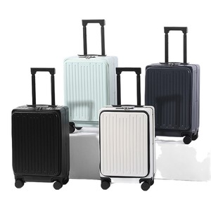 Front Opening Neoprene Durable 20inch TSA Password Lock Suitcase <strong>Trolley</strong> Men Women High-end Fashion Large Capacity Suitcase - Product Image 4