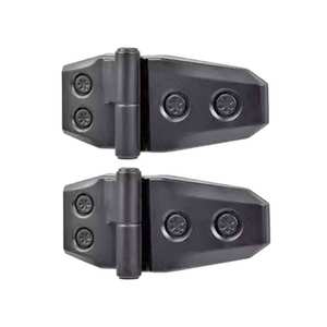 Pegatinas decorativas para bisagras de puerta Jimny, plástico ABS negro mate, un par para modificación de 3 y 5 puertas - Product Image 4