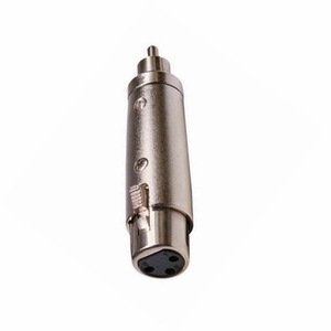 Convertidor de audio Jinsanhu, conector macho RCA a hembra XLR, conector metálico para equipos de audio - Product Image 2