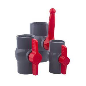 บอลวาล์ว Upvc ขนาด 1/2 นิ้ว เกลียว NPT สำหรับระบบน้ำประปาและท่อชลประทาน พร้อมด้ามจับสี่เหลี่ยม สำหรับใช้ภายในและภายนอกอาคาร - Product Image 3