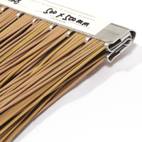 Marque de loisirs Offre spéciale Toit en rotin en plastique Toit de chaume Naturel Fluffy Bali Hut Syntyhetic Palm Paille Toiture Palmex Thatch