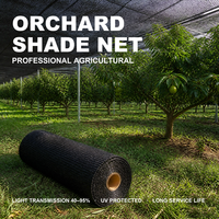 Filet d'ombrage HDPE à 40%, 50%, 60%, 70%, 80%, 90% de taux d'ombrage, en rouleau, pour serres agricoles et arbres fruitiers