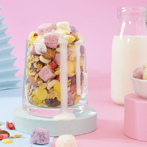 Sữa chua trái cây yến mạch ăn khô Sữa chua trái cây yến mạch ngũ cốc ăn liền 500g/lon - Product Image 3