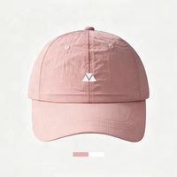 Casquettes Gorpcore pour adultes en nylon Ripstop, 6 panneaux, séchage rapide, respirantes, avec logos réfléchissants en silicone 3D personnalisés et lettres sportives