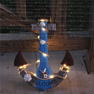 Lámpara de Pared LED de 60 cm con Colgante de Ancla Estilo Mediterráneo para Hoteles, Restaurantes y Decoración del Hogar - Product Image 2