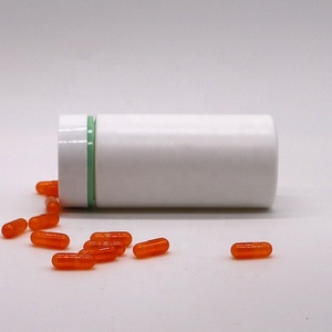 200ml de plástico de HDPE forma cilindro botella de medicina botella mate cuerpo dos capa de Color personalizado logotipo en relieve botellas de plástico - Product Image 2