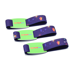 สายรัดข้อมือ RFID แบบยืดหยุ่น GSC Reusable Stretch 13.56mhz สำหรับโรงแรม พร้อมสมาร์ทการ์ด - Product Image 1