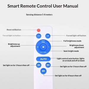 Lámpara Solar para Patio, Encendido Automático al Anochecer, Sensor de Movimiento a Prueba de Agua, Luz LED de Seguridad para Exteriores, Fuerte y Brillante, para el Hogar - Product Image 3