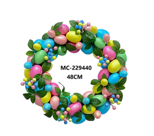 2025 <span class=keywords><strong>precio</strong></span> al por mayor de fábrica CORONA DE Pascua tiene varios huevos de espuma para el hogar Festival vacaciones Pascua adorno colgante Decoración - Product Image 2