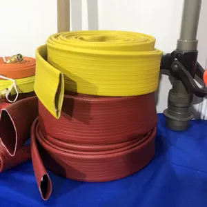 Factory PVC gefüttert feuer schlauch feuer rohr 1.5 zoll