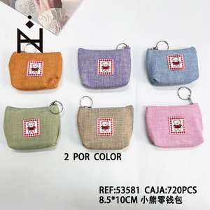 Bear Coin <b>Purse</b> 8.5x10cm With Key Ring For Women And Girls <b>Small</b> Wallet - Product Image 3