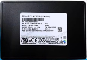 Hard Drive NVME untuk PM9A3 1.92TB 3.84 U.2 PCIE4.0 SSD Server Enterprise 9A3 - Product Image 3