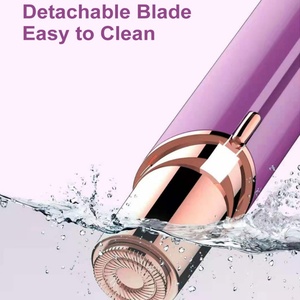 Épilateur avec lumière LED, rasoir électrique rechargeable pour le visage, tondeuse à poils du visage pour femmes - Product Image 5