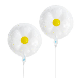 Ballons à hélium transparents en forme de marguerite, de tournesol et de frangipanier rouge, décoration de mariage, fête d'anniversaire, jouets pour enfants, fête prénatale - Product Image 4
