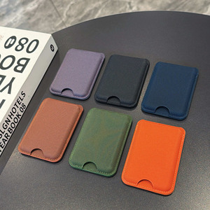 in stock magsafe magnetic card holder <b>bracket</b> compatible for iphone17pm portable phone card pouch foldable stand - Product Image 1