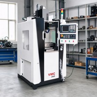 Centre d'usinage vertical CNC compact DL VMC260, mini-fraiseuse de laboratoire BT30 2,2 kW 24 000 tr/min 6 ATC automatique 3 axes