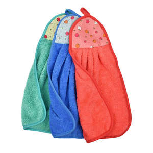 <span class=keywords><strong>Serviette</strong></span> de cuisine suspendue en microfibre ultra douce pour enfants, motif <span class=keywords><strong>canard</strong></span> de dessin animé, mignonne, pour le lavage des mains et la vaisselle - Product Image 2