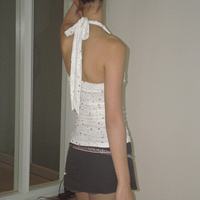 Débardeur sexy respirant à col en V plongeant, froncé, sans manches, dos nu, en tricot brillant à motifs étoiles argentées, écologique, pour club et soirée