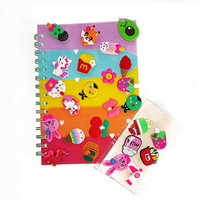 Promoción gran oferta cubierta de cuaderno de silicona personalizada espiral Pop It cuaderno de silicona