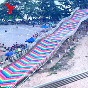 Structures de loisirs en plein air, toboggan arc-en-ciel, équipement de parc d'attractions <span class=keywords><strong>pour</strong></span> enfants, toboggan combiné - Product Image 1