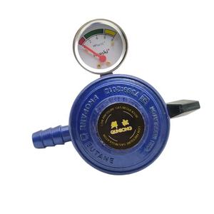 Novo Design Blue Zinc Alloy Propano Butano <span class=keywords><strong>lpg</strong></span> Cilindro Regulador De Gás De Pressão com Calibre HI215 - Product Image 2
