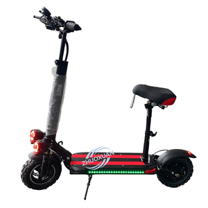 Trottinette électrique pliable de 11 pouces pour adultes, 48V 2400W, double moteur, en alliage d'aluminium, trottinette électrique de banlieue, double frein à disque - Product Image 1