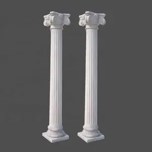 豪華な内部と外部の通路の柱ヴィラ花崗岩柱黄色花崗岩柱花崗岩正方形柱