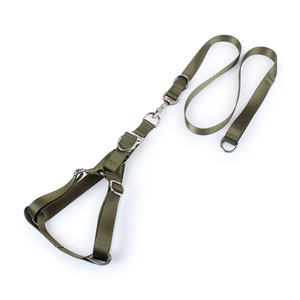 Conjunto de arnés y correa para perros y gatos de diseñador de lujo, nailon personalizado con función acolchada para caminar al aire libre - Product Image 3