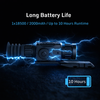 Lunette thermique WOLF 6B 640x512 (50Hz) à clipser, vision nocturne avec télémètre laser en option pour la chasse en extérieur