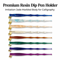 Support de luxe oblique pour plume à tremper en laiton, support de plume de calligraphie, présentoir de bureau pour écriture