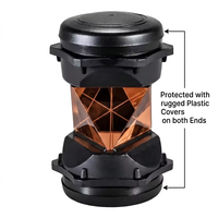 360 Degree Copper Coated Prism Reflector for ATP1 Total Station 5/8 Inch Mount Survey Prism Target for Topographic Measurement