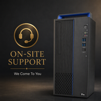 Novo Computador Desktop Linux Pré-carregado Hygon 8 Core com Baixo Ruído, Monitor de 23.8 Polegadas, 8GB, SSD de 512GB, GPU de 2GB, PC Personalizado ODM