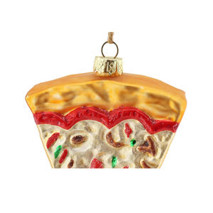 Pizza patatas fritas hamburguesa colgante de cristal a juego adornos de árbol de <span class=keywords><strong>Navidad</strong></span> decoraciones festivas de Nochevieja tocino creativo - Product Image 4