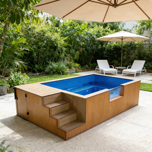 Piscina para patio trasero, kit de piscina, piscina pequeña para exteriores, piscina portátil, precios de piscinas, piscina en la azotea - Product Image 6