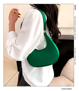 Borse in feltro da donna di lusso di nuova moda carine da donna borse a tracolla con chiusura a cerniera - Product Image 5