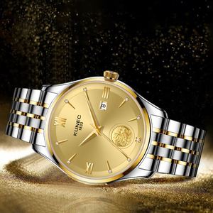 Montre pour homme haut de gamme, personnalisée, avec cadran à fenêtre calendrier, mouvement suisse, style business et mode. - Product Image 4