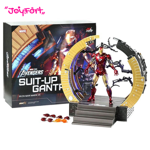 Zd Toys Iron Man Original y Genuino de Marvel, Edición 10.º Aniversario - IRON MAN <span class=keywords><strong>MK</strong></span> 6 CON PLATAFORMA DE INSTALACIÓN, Figuras de Acción a Escala 1/10 con Articulaciones Móviles - Product Image 1