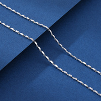 Accessoires de mode à bas prix, Italie, collier en argent sterling 925, bande de câble, croix O, vente en gros