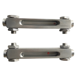 Tùy chỉnh xzw Ống đo mức dầu L Loại đồng thau khuỷu tay malethread kết nối dầu Sight Glass chỉ số dòng chảy - Product Image 3