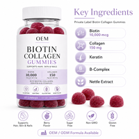 Gummies de Soutien Avancé Cheveux, Peau et Ongles pour une Beauté Éclatante – Vitamines Quotidiennes en Gummies pour le Bien-être – Vente en Gros OEM